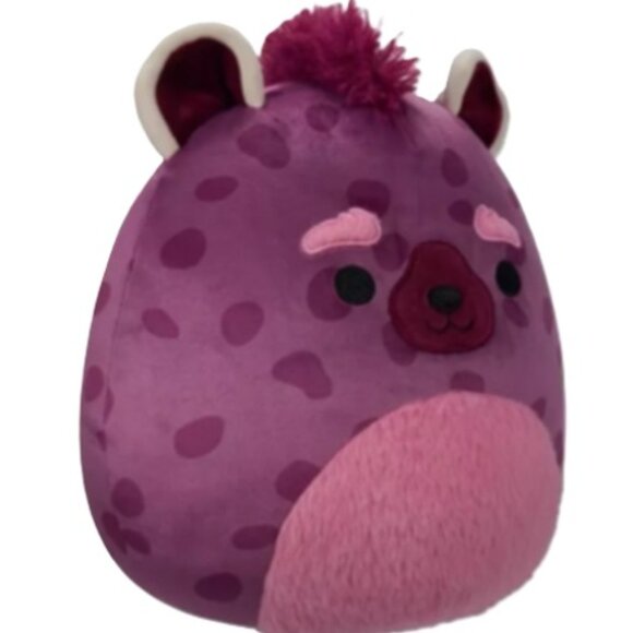 Squishmallows Original - Gino the Burgundy Hyena - Tagged Rare - 11 Inch - Plush - Picture 2 of 3